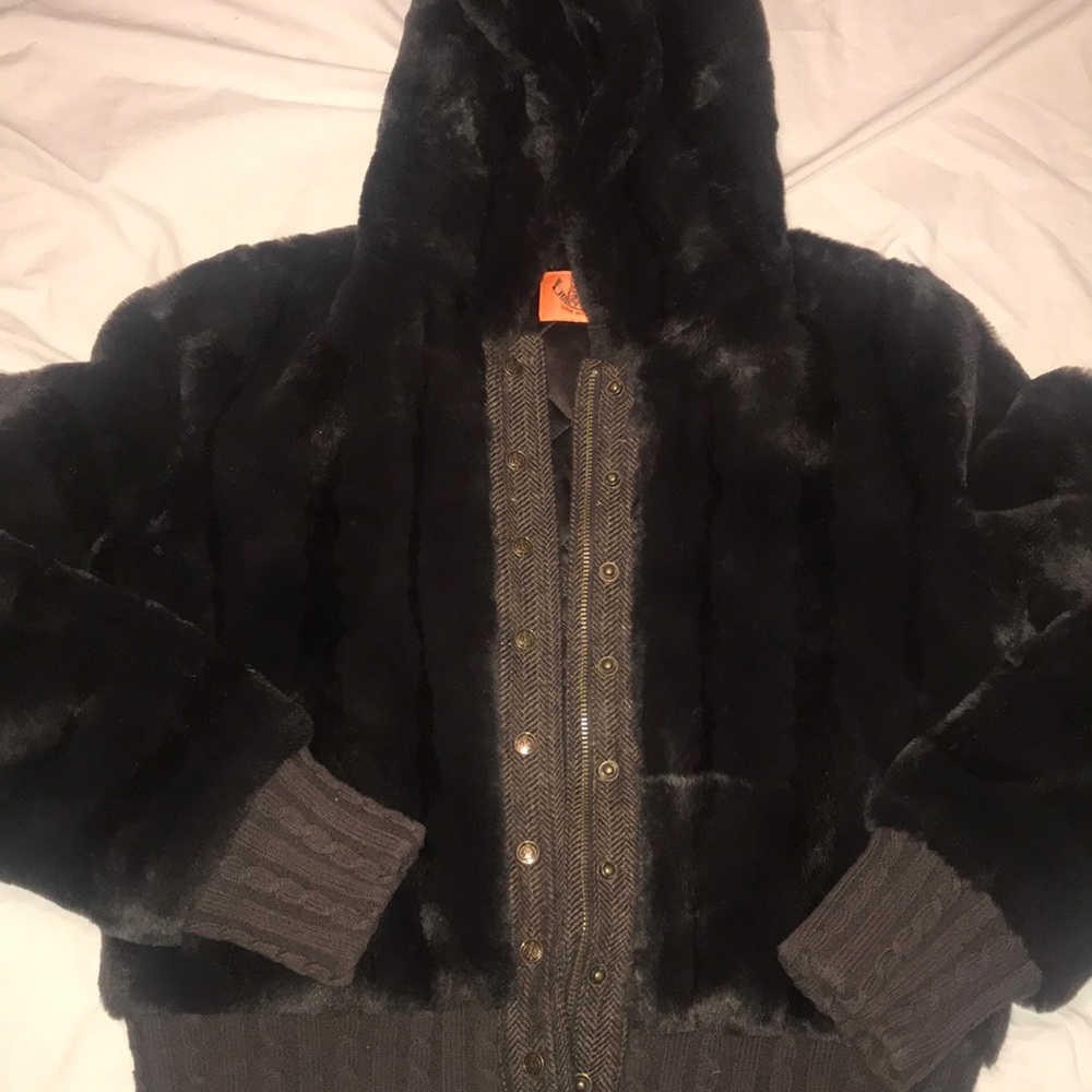 Super cozy vintage juicy  Couture teddy bear coat